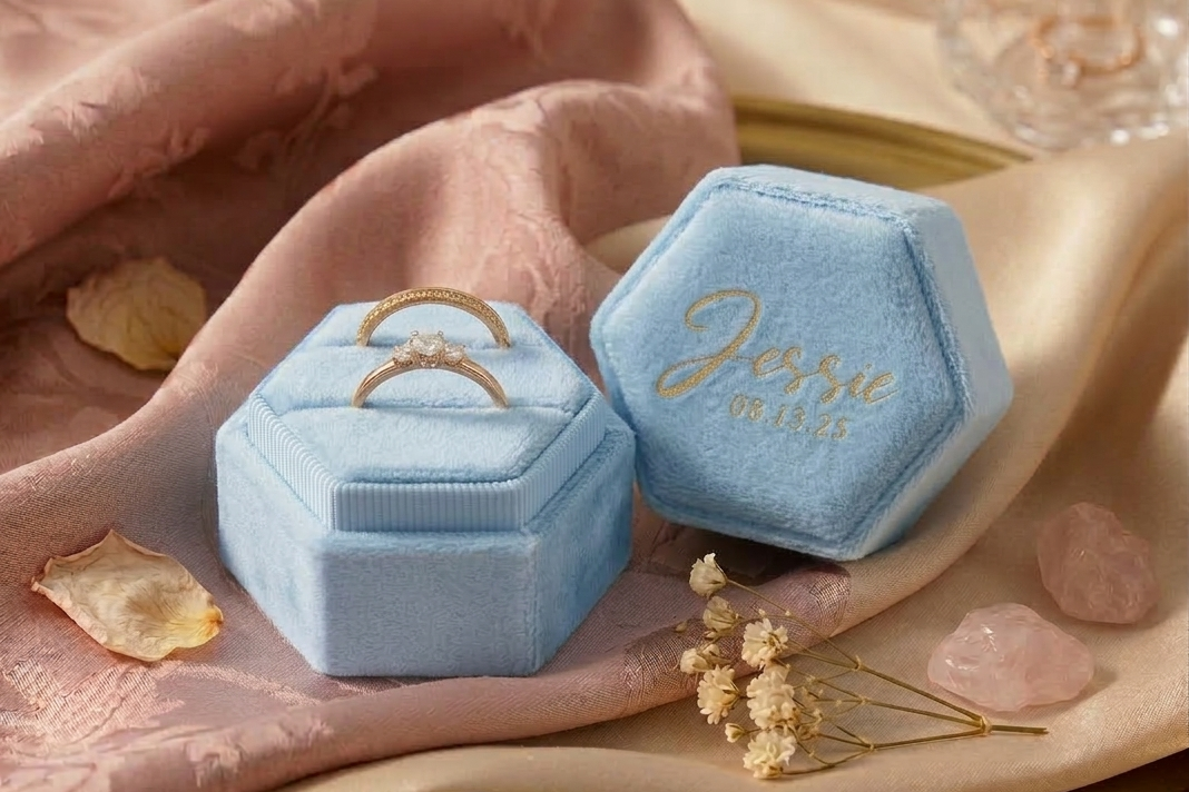 Customizable Ring Box - Velvet