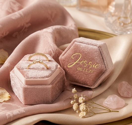 Customizable Ring Box - Velvet