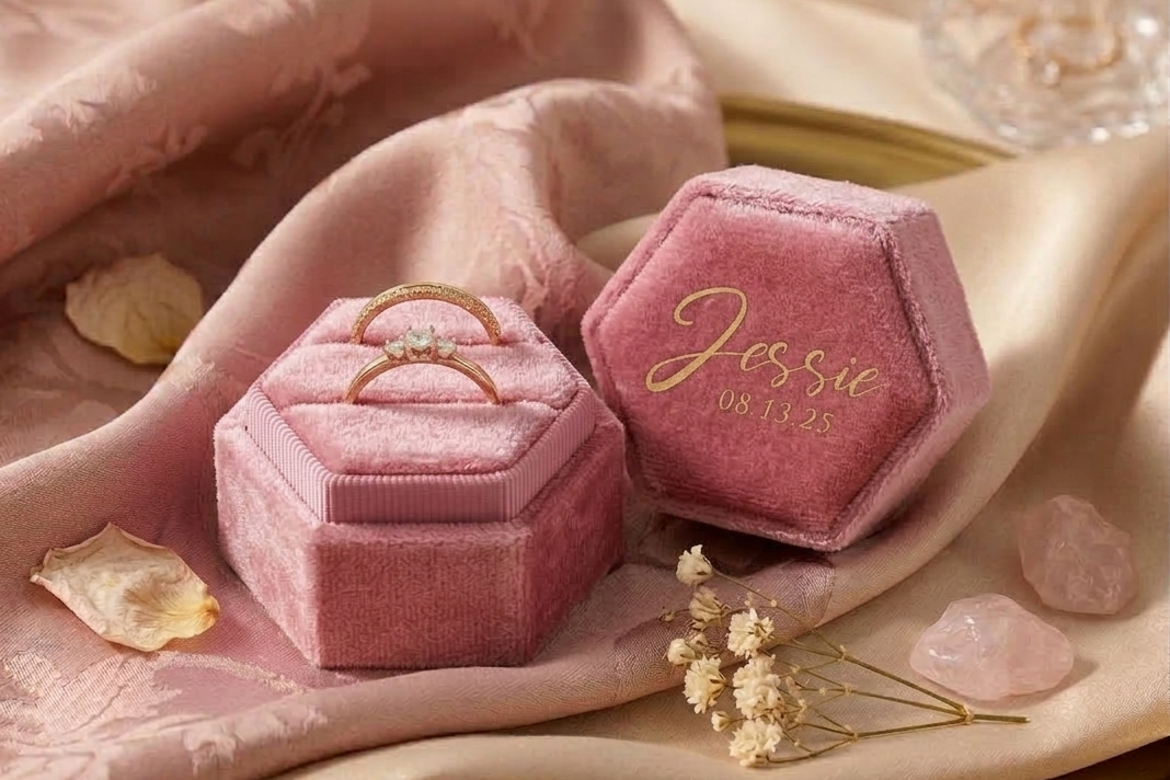 Customizable Ring Box - Velvet