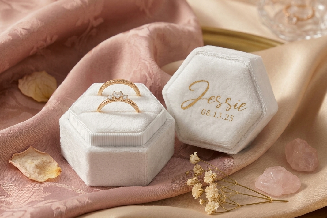 Customizable Ring Box - Velvet