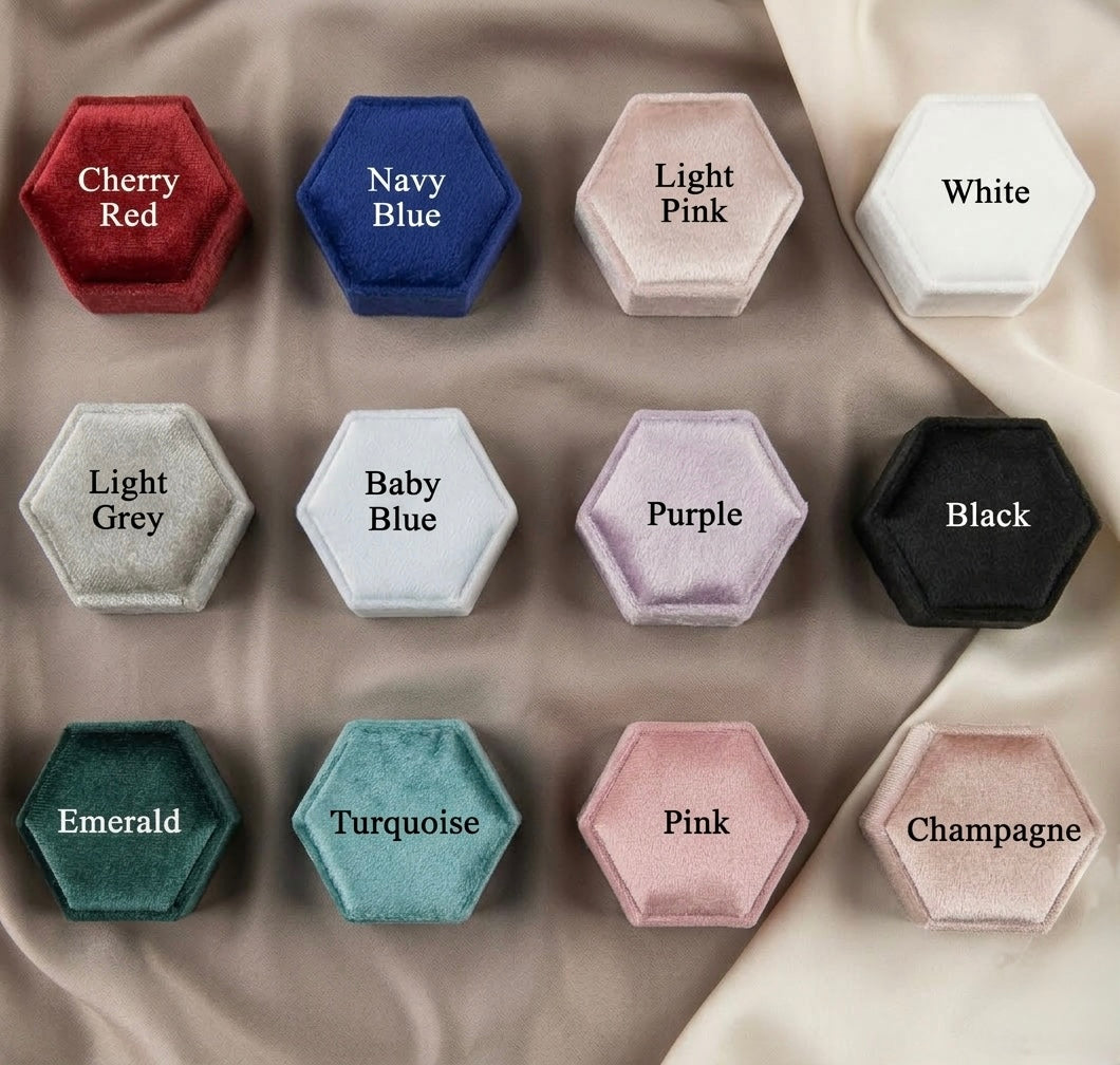 Customizable Ring Box - Velvet